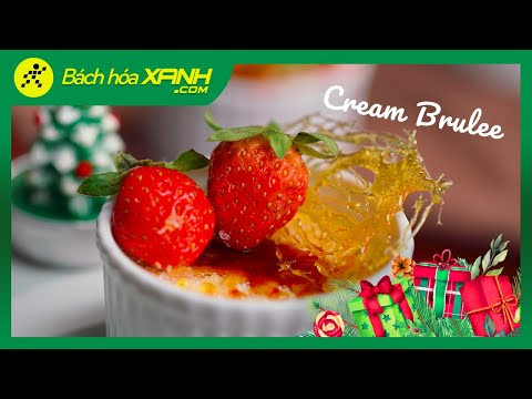 alt: Nguyên liệu làm bánh kem Crème Brûlée
