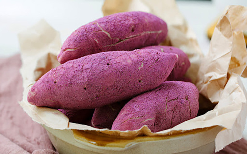 Bánh khoai lang Hàn Quốc sau khi nướng