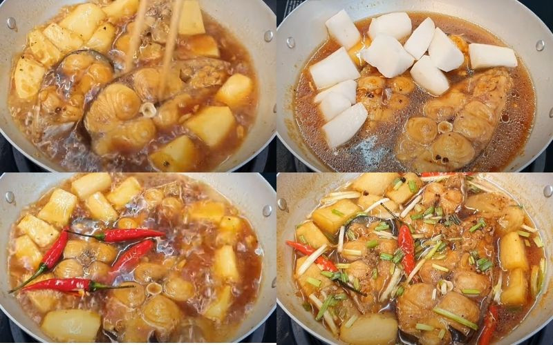 Cá kho củ cải