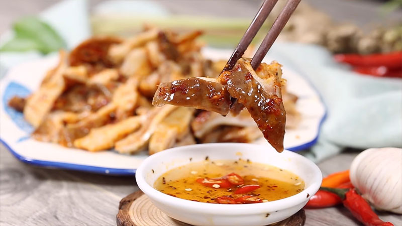 Dạ dày nướng