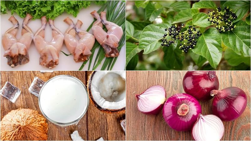 Ếch xào lá cách nước dừa
