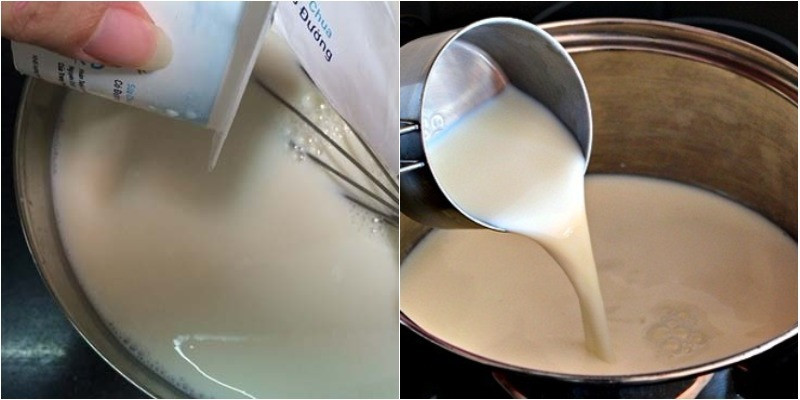 Nguyên liệu làm sữa chua từ sữa công thức