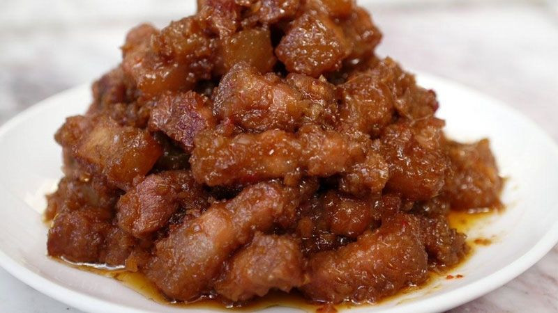 Thịt kho sả ớt