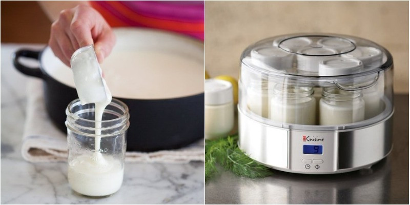 Ủ sữa chua bằng máy ủ