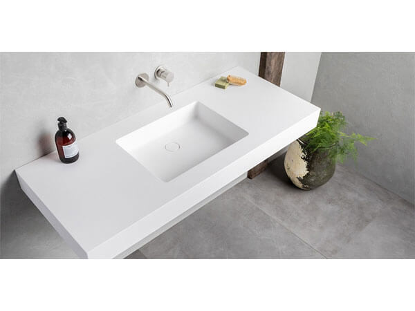 Bàn đá chậu rửa mặt nhân tạo các kiểu dáng đa dạng