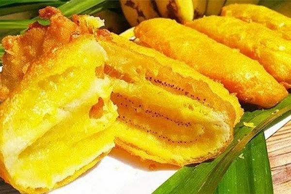 Bánh chuối chiên giòn vàng