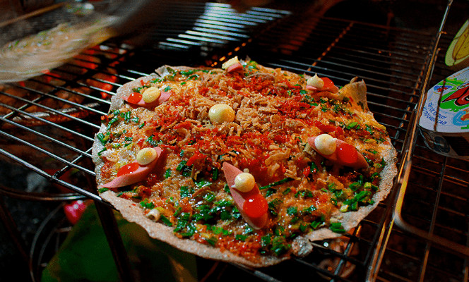 Bánh tráng nướng hẻm 284 Lê Văn Sĩ