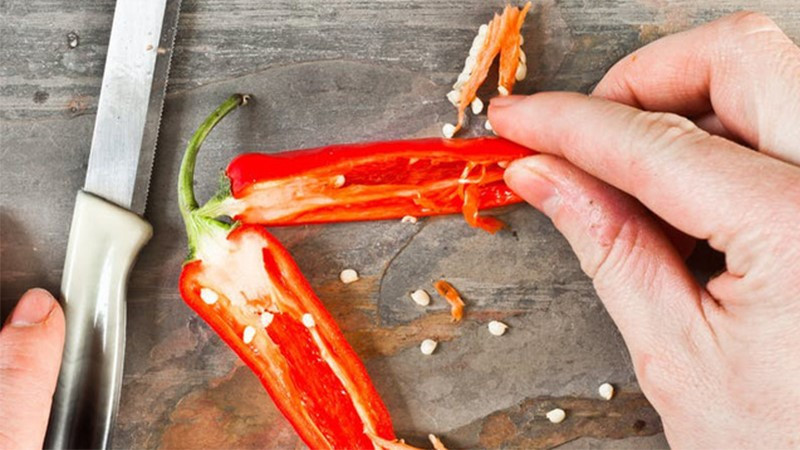 Bảo quản gạo bằng ớt