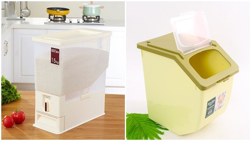 Bảo quản gạo bằng thùng chuyên dụng
