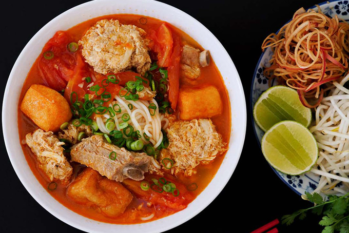 Bún Riêu cua đồng hấp dẫn, ảnh minh họa