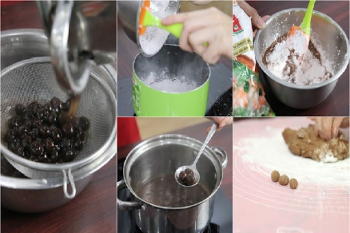 Các bước làm trân châu tại nhà rất đơn giản và hợp vệ sinh