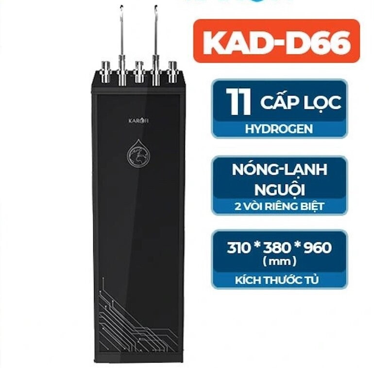 Các tính năng của máy lọc nước Karofi D66