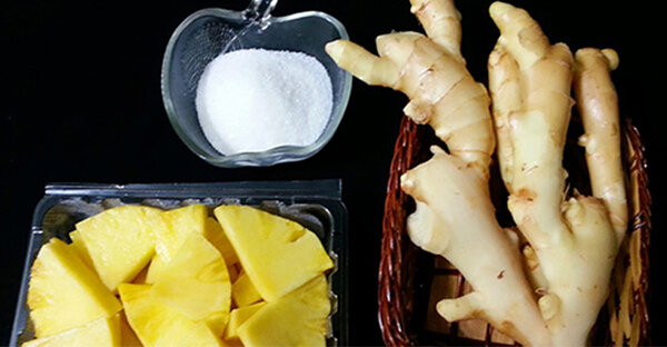 Chuẩn bị nguyên liệu làm mứt gừng