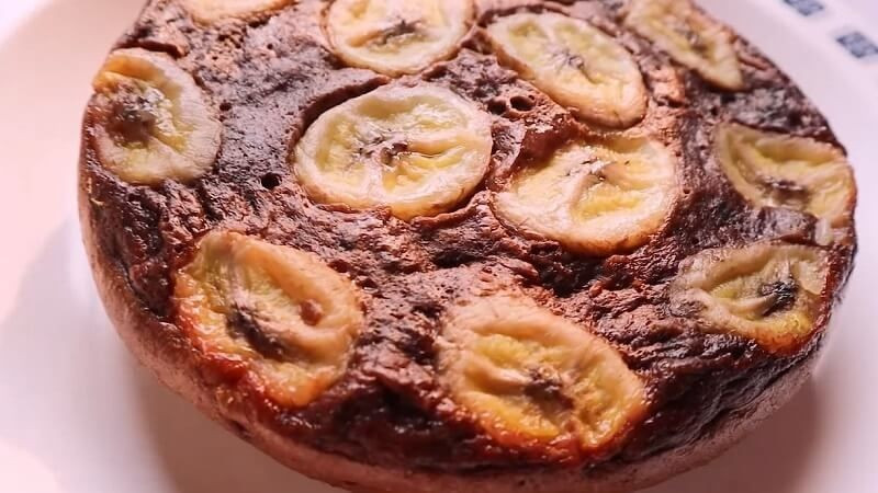 Chuối nướng vị yến mạch