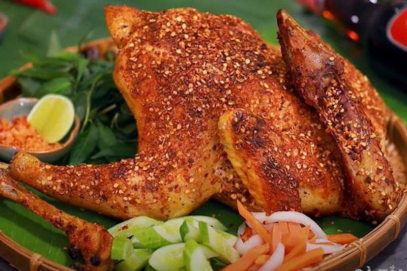 Gà nướng muối ớt thơm ngon cho bữa ăn gia đình