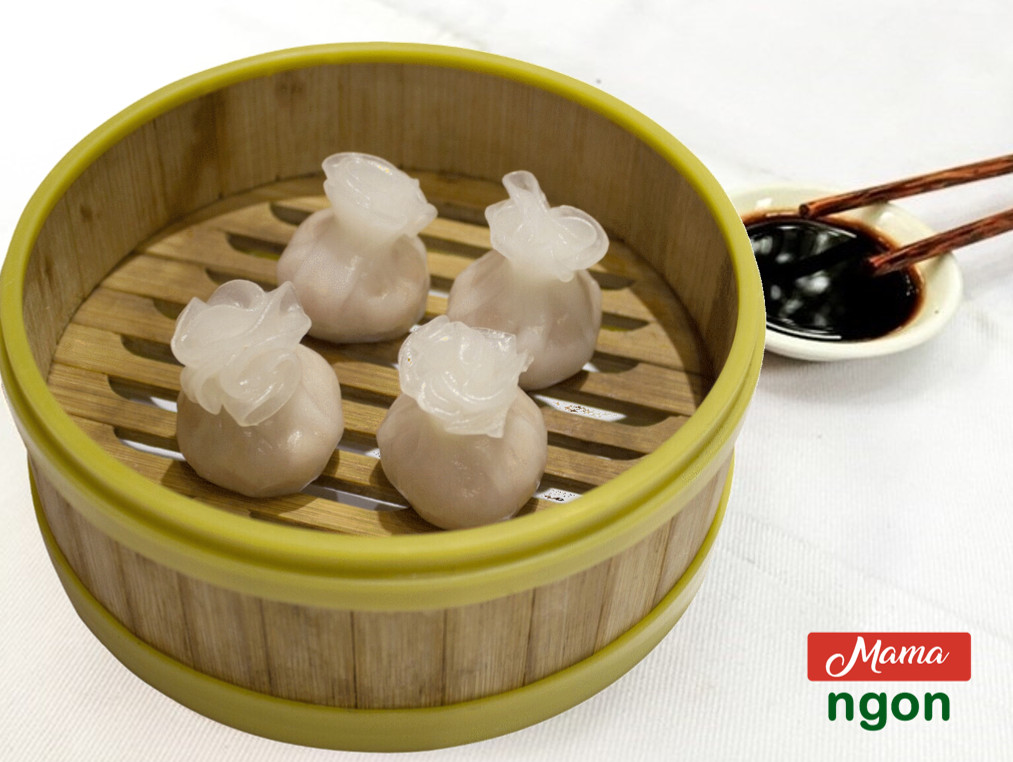 Há cảo Tôm tươi trứng muối