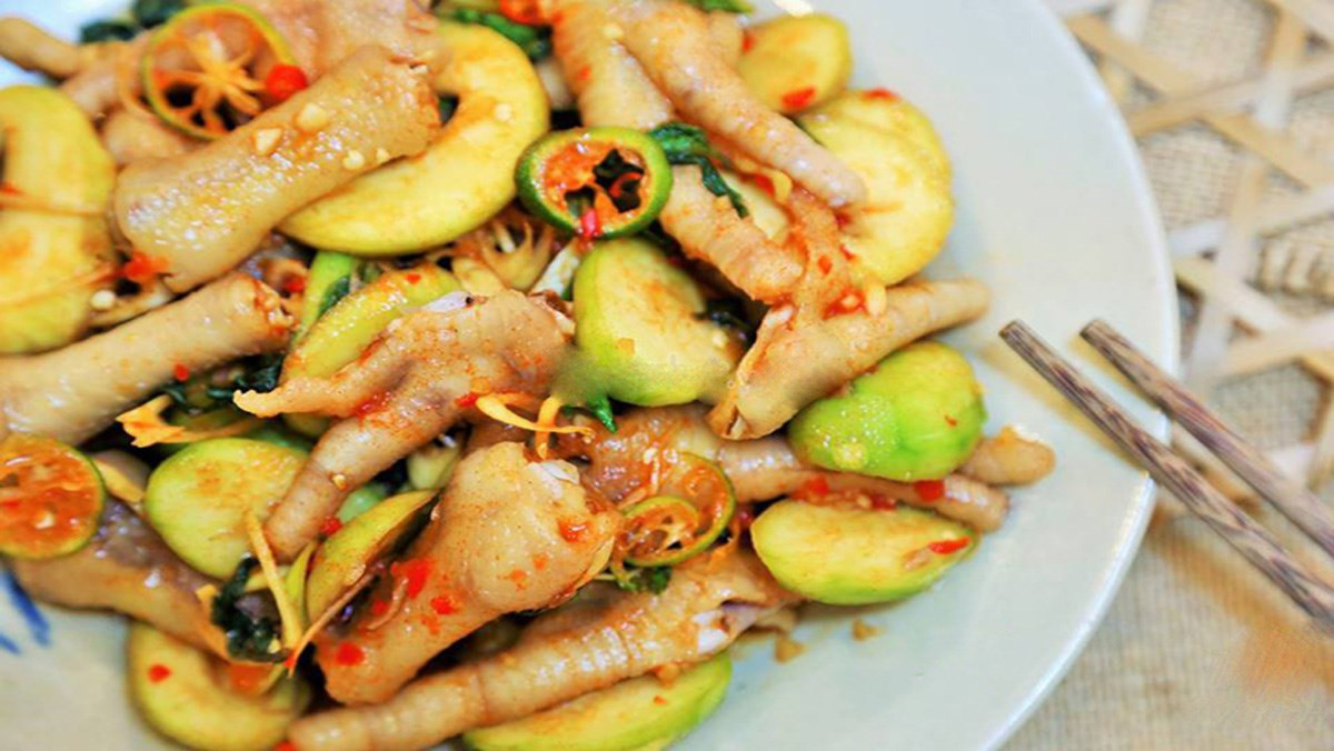Hướng dẫn làm chân gà ngâm sả tắc với cóc non