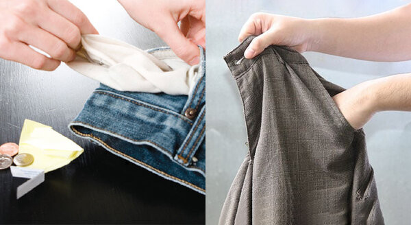 Kiểm tra lại túi áo và túi quần