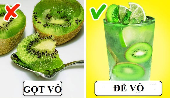 Kiwi là trái cây giàu chất xơ