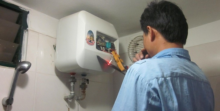 Lỗi thanh đốt bình nóng lạnh
