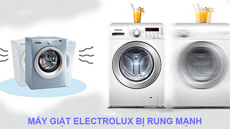 Máy giặt rung lắc quá nhiều khi đang hoạt động