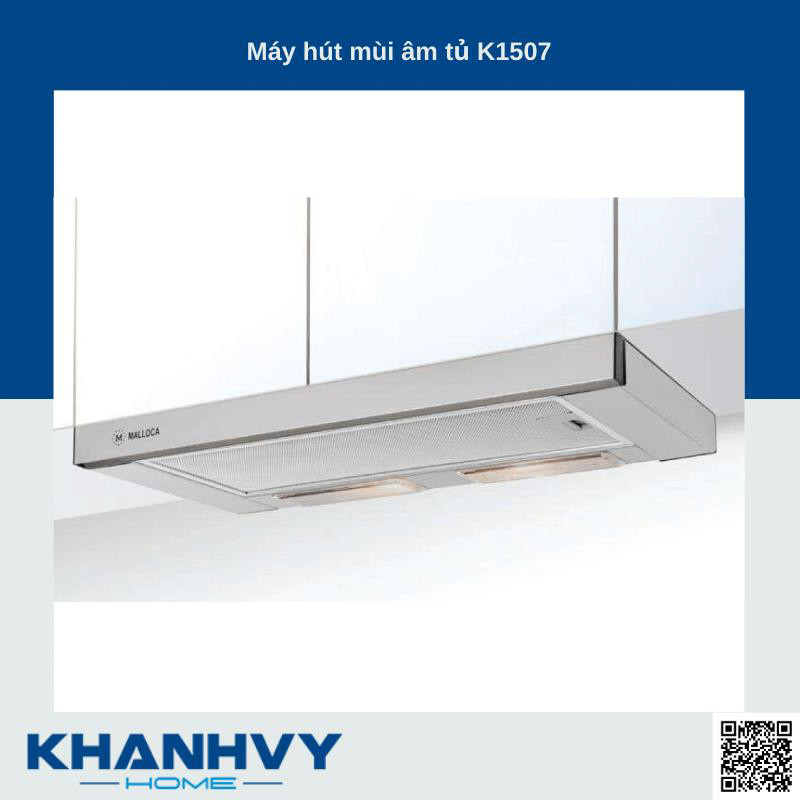 Máy hút mùi Malloca K1507 với nhiều tính năng vượt trội