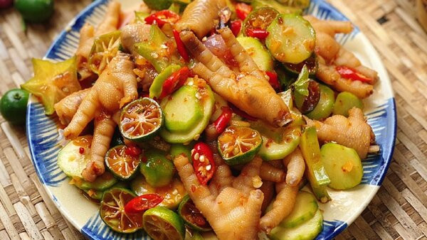 3 cách làm chân gà sốt thái ngon khó cưỡng