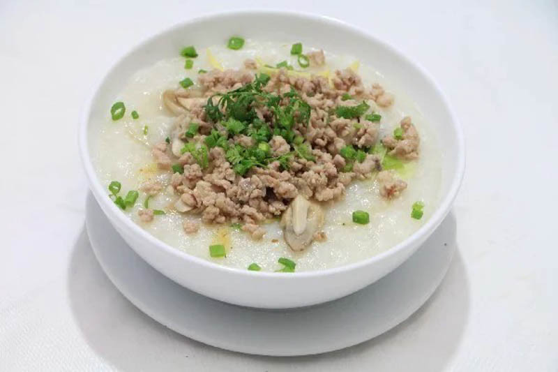 Món cháo thơm ngon được nấu từ nồi cơm điện