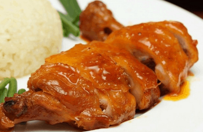Món cơm gà thơm lừng