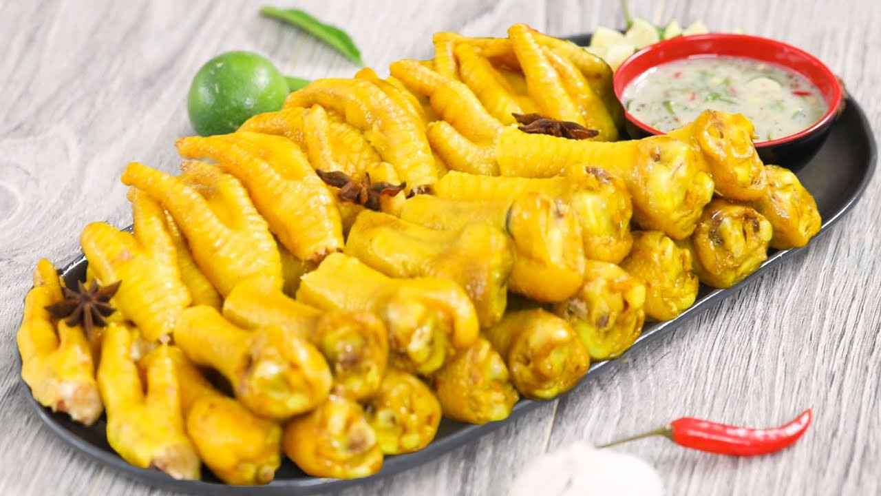 Một số mẹo nhỏ giúp bạn luộc chân gà có da giòn và ngon hơn