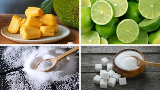 Nguyên liệu làm mít sấy