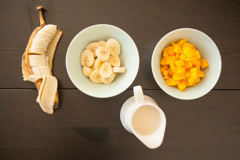 Sinh tố chuối xoài