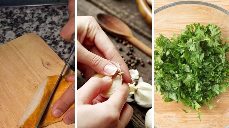 Sơ chế các nguyên liệu