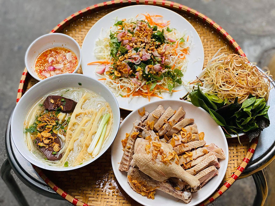 Thành phẩm bún măng vịt thơm ngon khó cưỡng