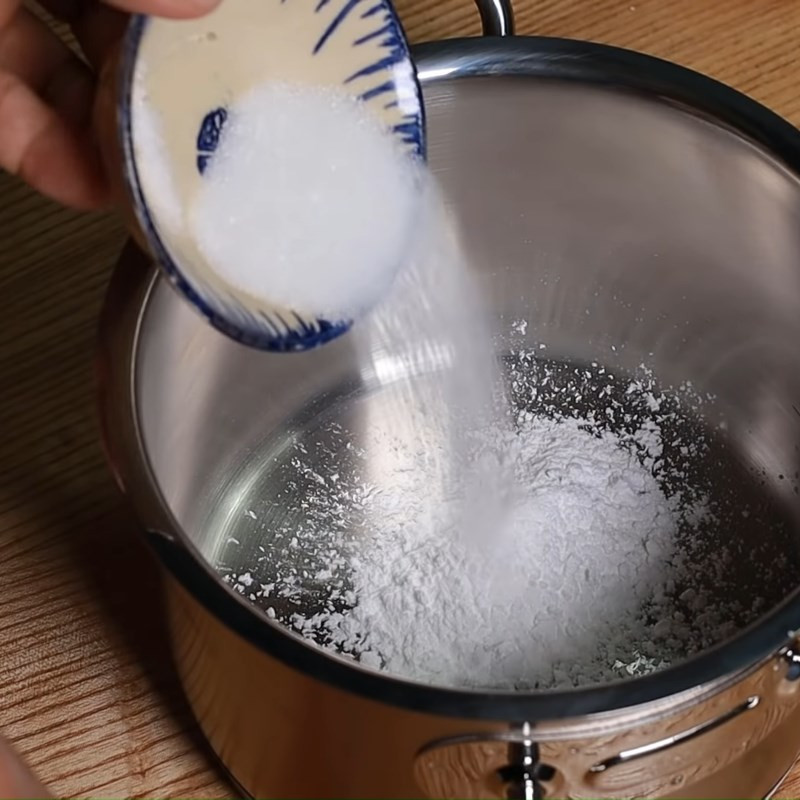 2 Cách nấu chè hoa cau với bột sắn dây (chè táo xọn) ngon sánh đặc hấp dẫn