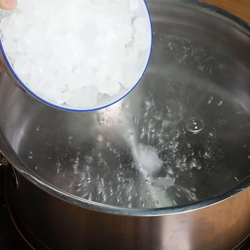 2 Cách nấu chè hoa cau với bột sắn dây (chè táo xọn) ngon sánh đặc hấp dẫn