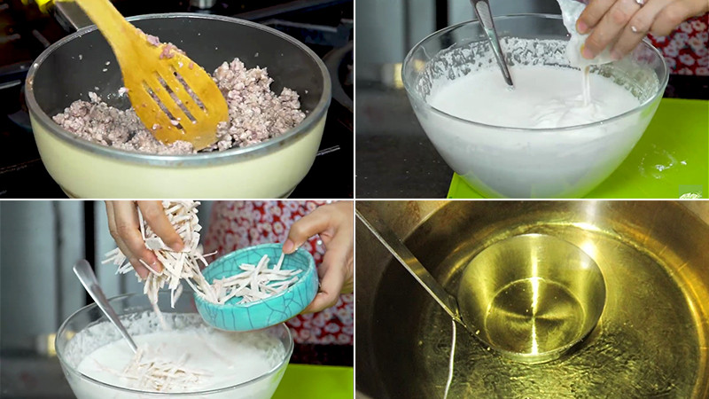 Bí quyết làm bánh cống Sóc Trăng thơm ngon, chua cay, giòn rụm như đặc sản đường phố