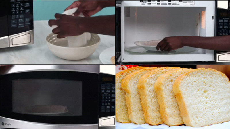 Cách làm để bánh mì cũ trở nên nóng giòn như mới