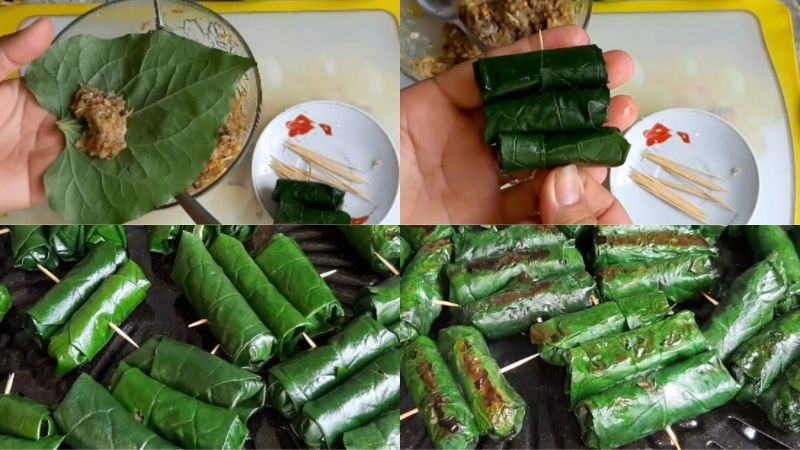 Cách làm ếch nướng lá lốt bắt vị, dễ thực hiện tại nhà