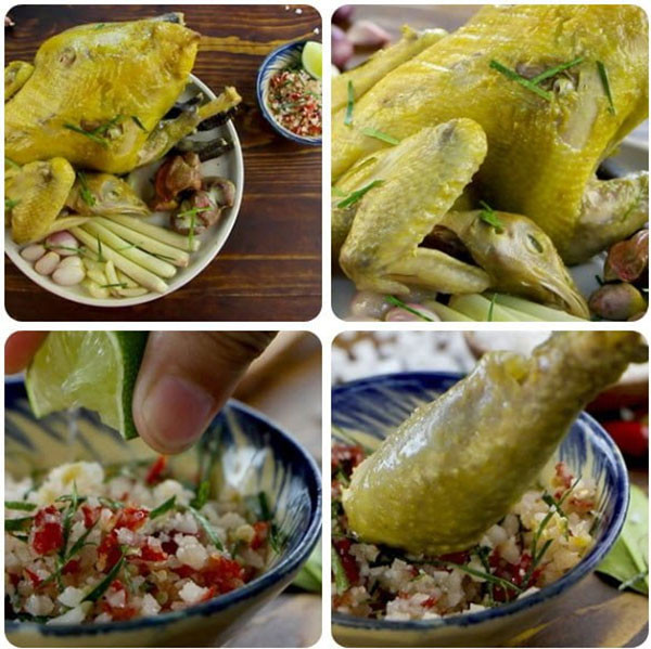 Cách làm Gà Hấp Muối Sả Lá Chanh ngon tuyệt cú mèo