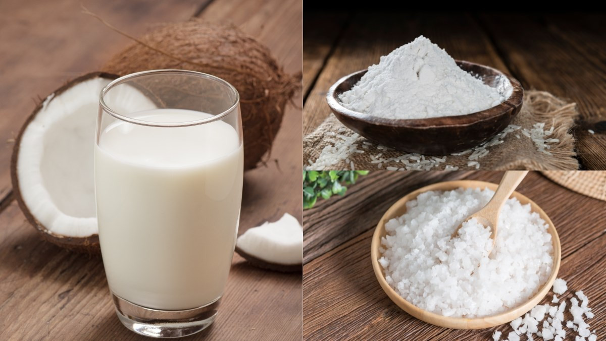 Cách nấu nước cốt dừa béo ngậy để chấm với bánh bò, bánh đúc ngọt,…