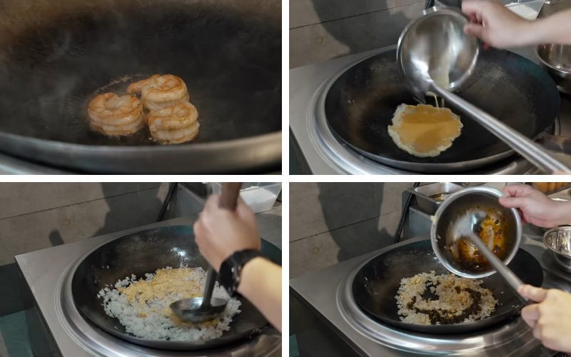 Hướng dẫn làm cơm chiên sa tế tôm cho bữa sáng đầy dinh dưỡng