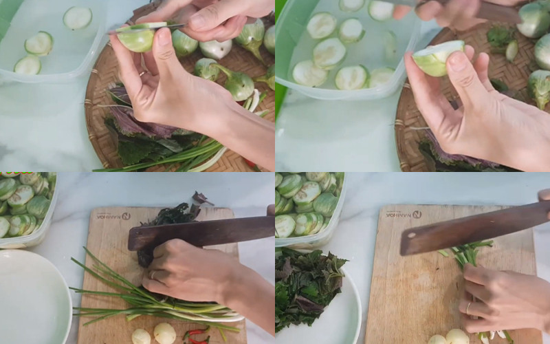 Hướng dẫn làm món cà bát xào tía tô đơn giản và thơm ngon