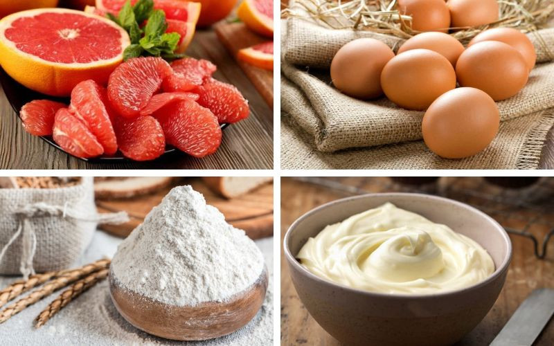 Hướng dẫn làm tart bưởi hồng ngon đẳng cấp không thua gì nhà hàng